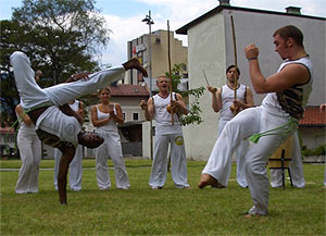 capoeira training