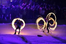 fire show & freestyle jumps